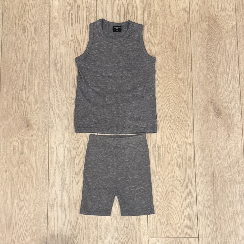 NWOT Little Bipsy Ribbed Tank and Biker Shorts